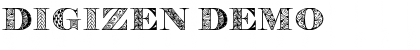 Digizen Demo Font Title Preview