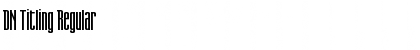 DN Titling Regular Font Title Preview