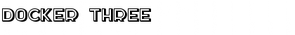DOCKER THREE Font Title Preview