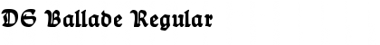 DS Ballade Regular Font Title Preview