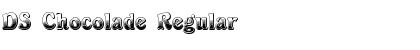 DS Chocolade Regular Font Title Preview