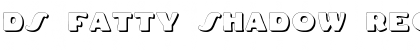 DS Fatty Shadow Regular Font Title Preview
