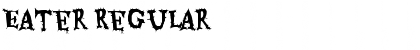 Eater Regular Font Title Preview