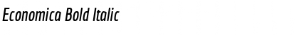 Economica Bold Italic Font Title Preview