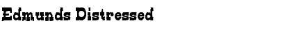 Edmunds Distressed Font Title Preview