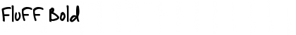 Fluff Bold Font Title Preview