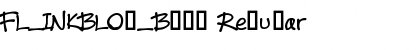 FL_INKBLOT_Bold Regular Font Title Preview