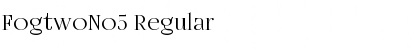 FogtwoNo5 Regular Font Title Preview