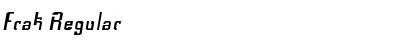 Frak Regular Font Title Preview