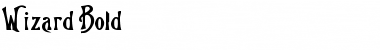 Wizard Bold Font Title Preview
