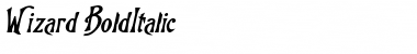 Wizard BoldItalic Font Title Preview