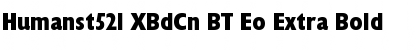 Humanst521 XBdCn BT Eo Extra Bold Font Title Preview