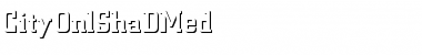 CityOnlShaDMed Regular Font Title Preview