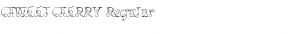 CHWEET CHERRY Regular Font Title Preview