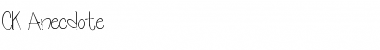 CK Anecdote Regular Font Title Preview