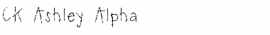 CK Ashley Alpha Regular Font Title Preview