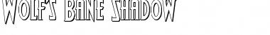 Wolf's Bane Shadow Shadow Font Title Preview