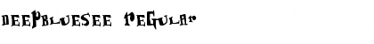Deepbluesee Regular Font Title Preview