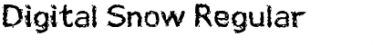 Digital Snow Regular Font Title Preview