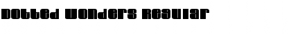 Dotted Wonders Regular Font Title Preview