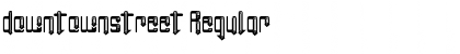 downtownstreet Regular Font Title Preview