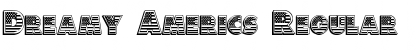 Dreamy Americs Regular Font Title Preview