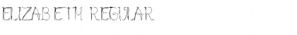 Elizabeth Regular Font Title Preview