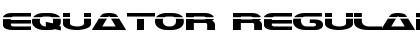Equator Regular Font Title Preview