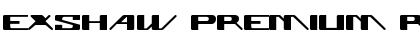 Exshaw Premium Regular Font Title Preview