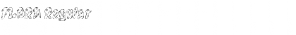 FLORA Regular Font Title Preview