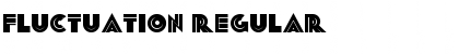 Fluctuation Regular Font Title Preview