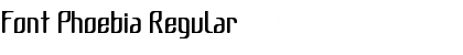 Font Phoebia Regular Font Title Preview