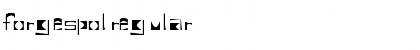 Forgespol Regular Font Title Preview