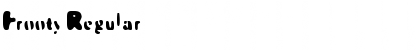 Frooty Regular Font Title Preview