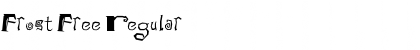 Frost Free Regular Font Title Preview