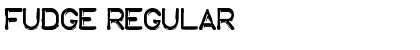 Fudge Regular Font Title Preview