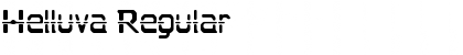 Helluva Regular Font Title Preview