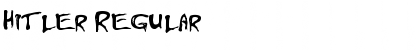 Hitler Regular Font Title Preview