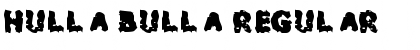 Hulla Bulla Regular Font Title Preview
