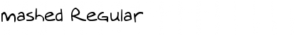 mashed Regular Font Title Preview