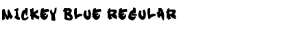 Mickey Blue Regular Font Title Preview