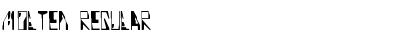 Molten Regular Font Title Preview