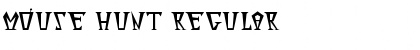Mouse Hunt Regular Font Title Preview