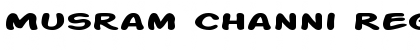 Musram Channi Regular Font Title Preview