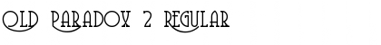 Old Paradox 2 Regular Font Title Preview