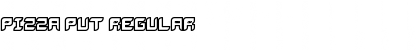 Pizza Put Regular Font Title Preview