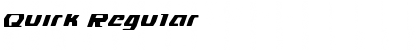 Quirk Regular Font Title Preview