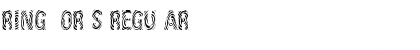 Ring Worms Regular Font Title Preview