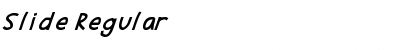 Slide Regular Font Title Preview