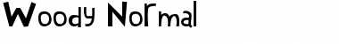 Woody Normal Font Title Preview